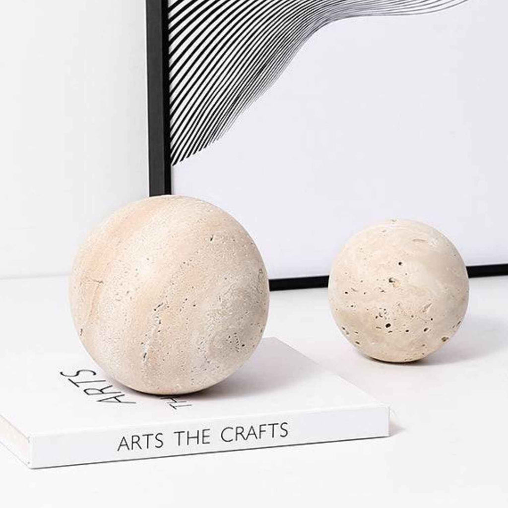 Orbis Decorative Sphere | High-Quality Ceramic, Minimalist Design
