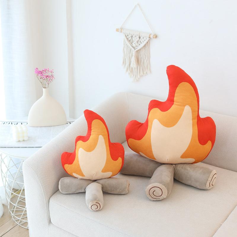 Mirox - Fire Plush Decorative Pillow