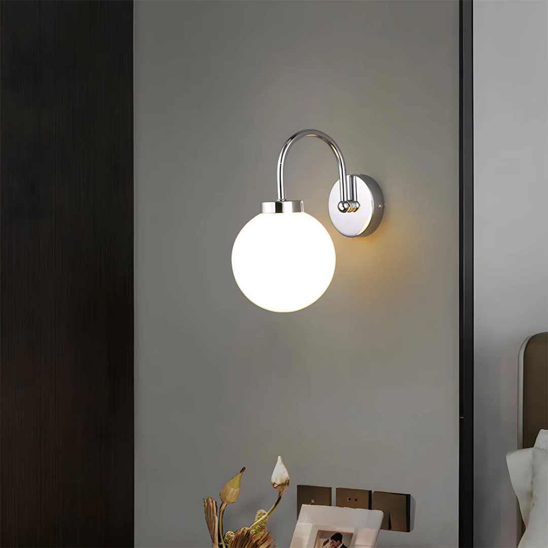 Licinia - Wall Lamp with Glass Globe