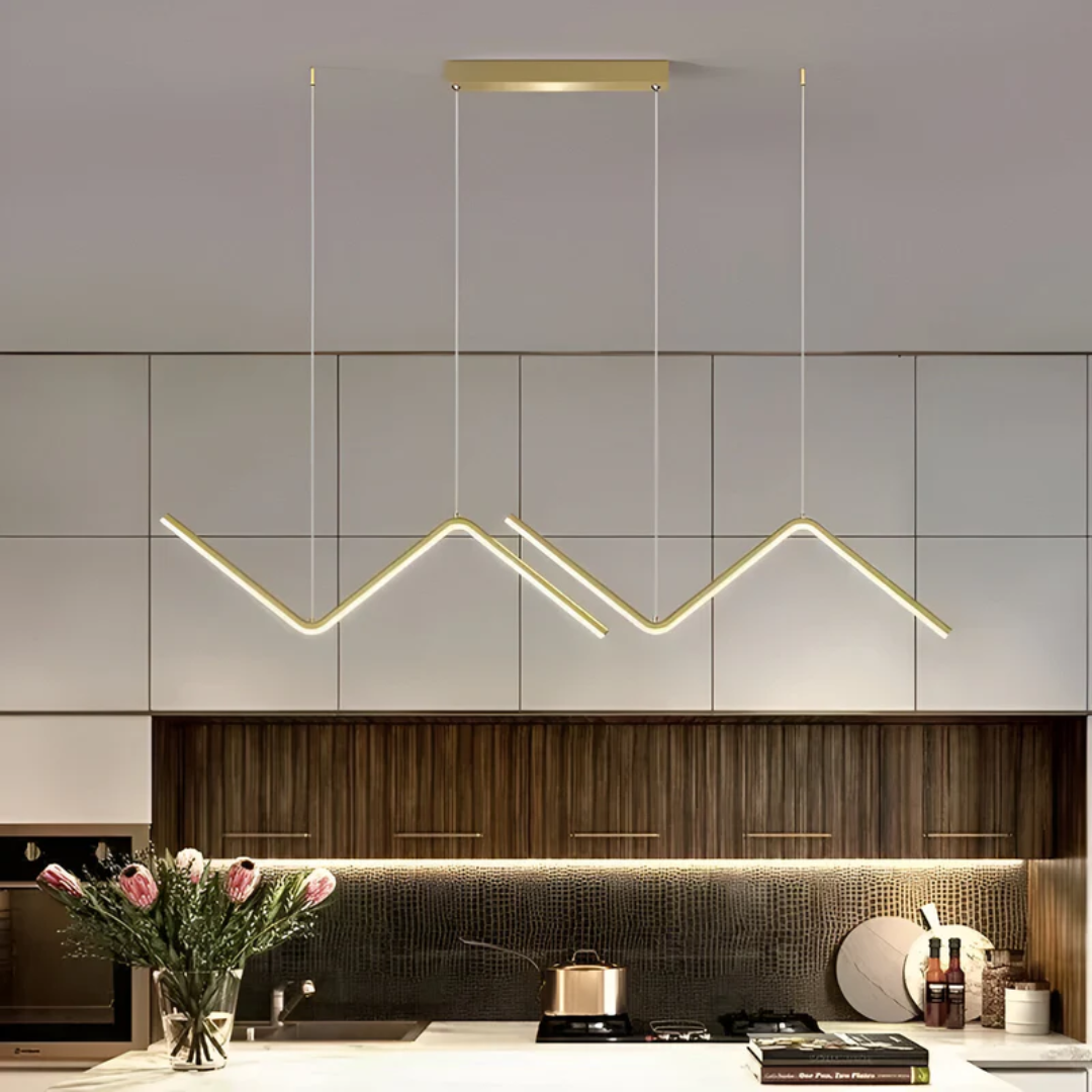 Flick - LED hanging lamp in triangular shape