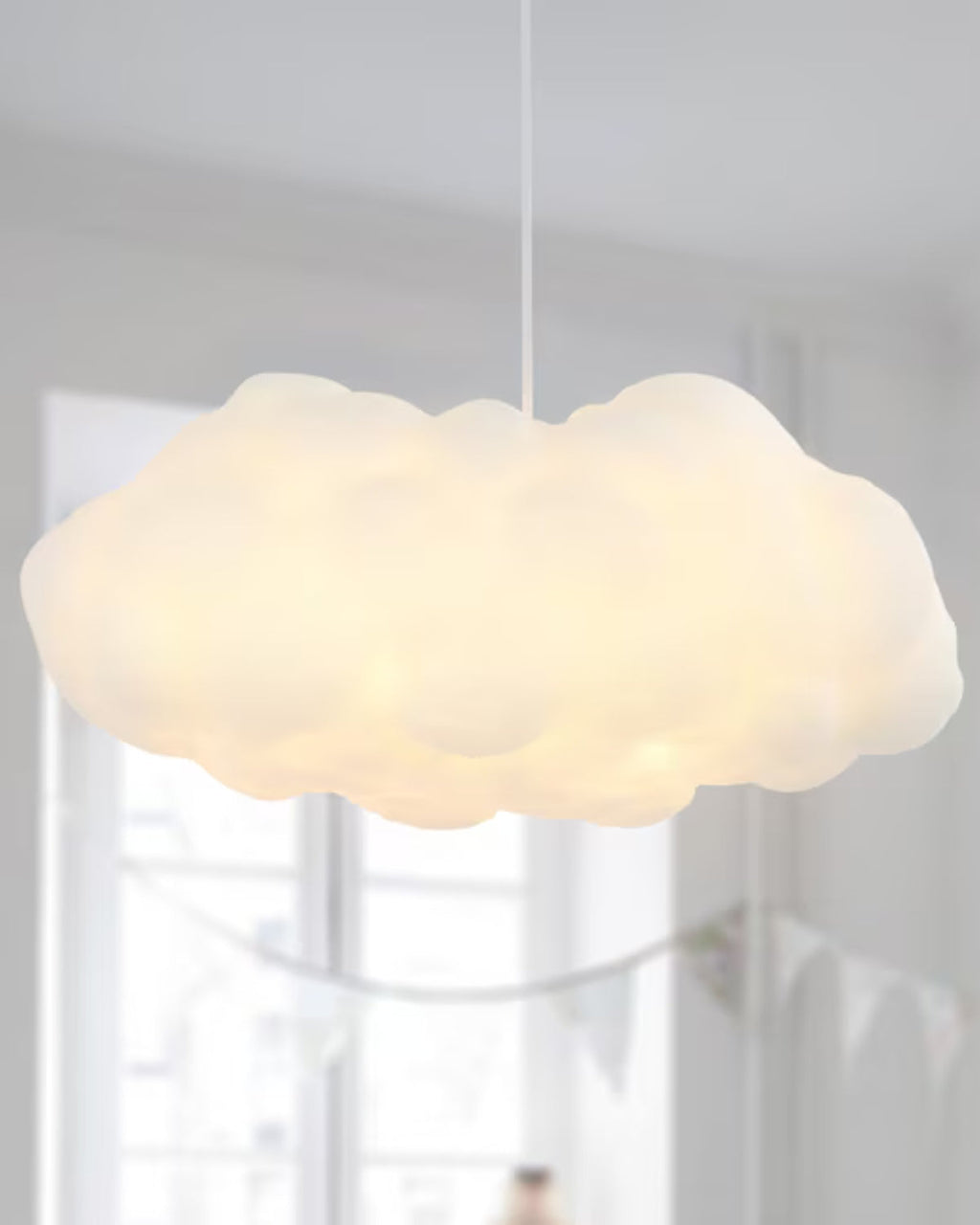Modern Fibre Cloud Pendant Light 1-Light