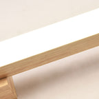 Nordic Minimalist Wooden LED Wall Sconce - Long Strip Vanity Light