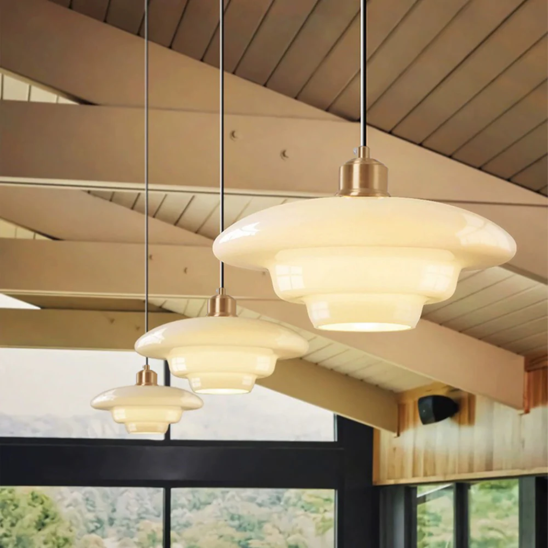 Bello Hanging Lamp | Organic Design, Diffuse Glass Lighting