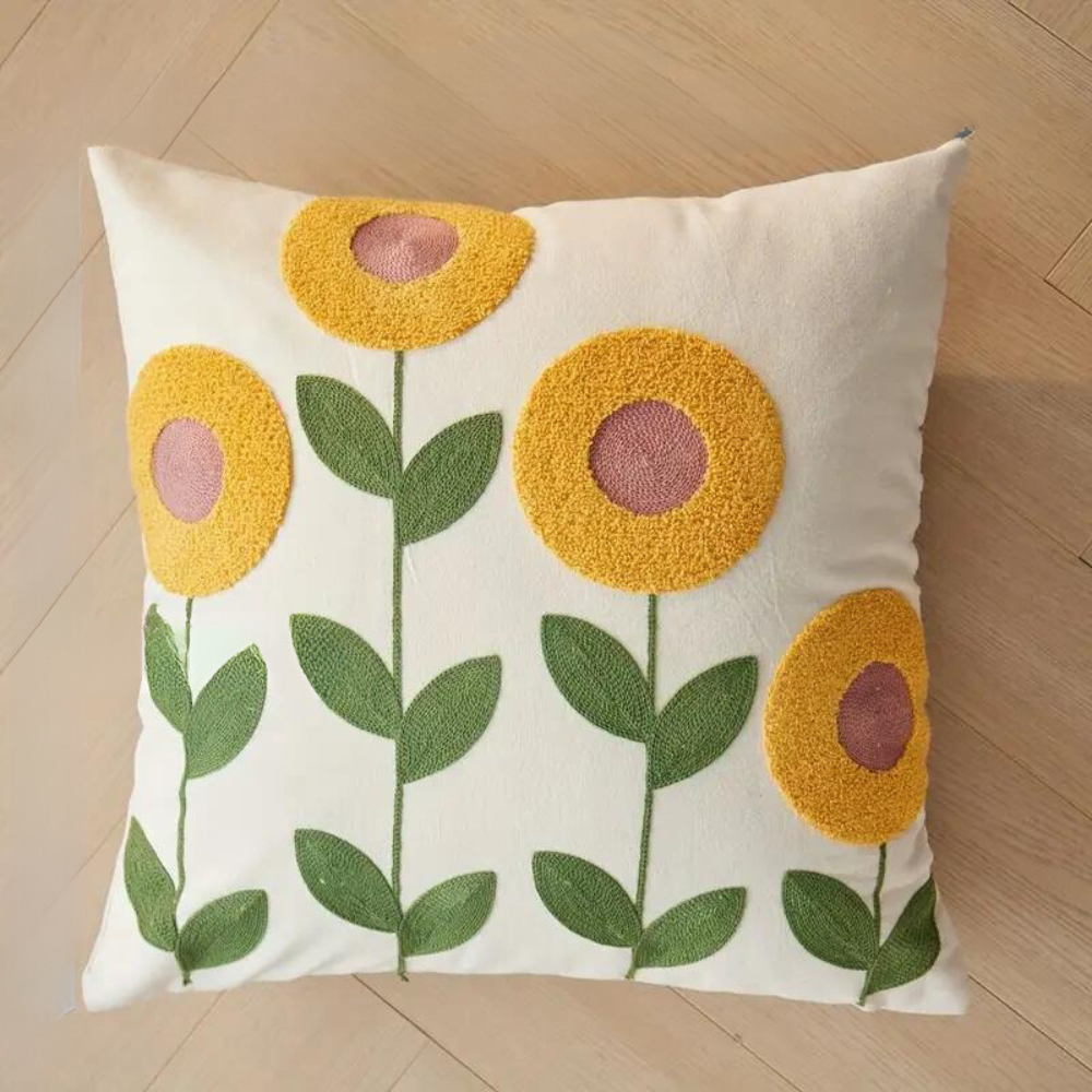 Bela Kussenhoes | Geweven Microvezel en Katoen, 45x45 cm