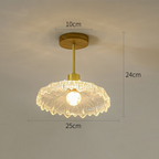 Mavero - Flower Glass Ceiling Lamp