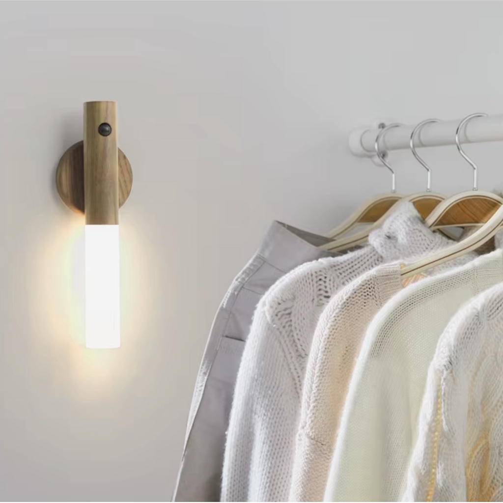 Glow – Natural Wood & Frosted Glass Portable Night Light
