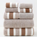 8-Piece Luxury Bath Towel Set in Plush Coral Fleece – Quick-Drying, Soft, Machine Washable Towels for Everyday Use