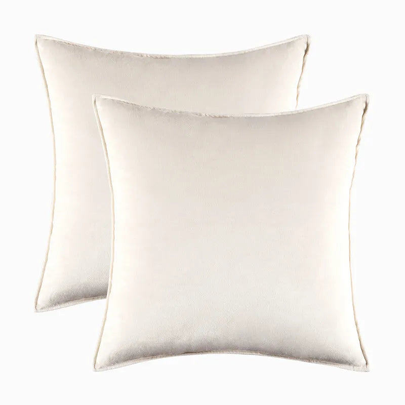 Bela Velvet Cushion Cover | Soft Fabric, Hidden Zipper