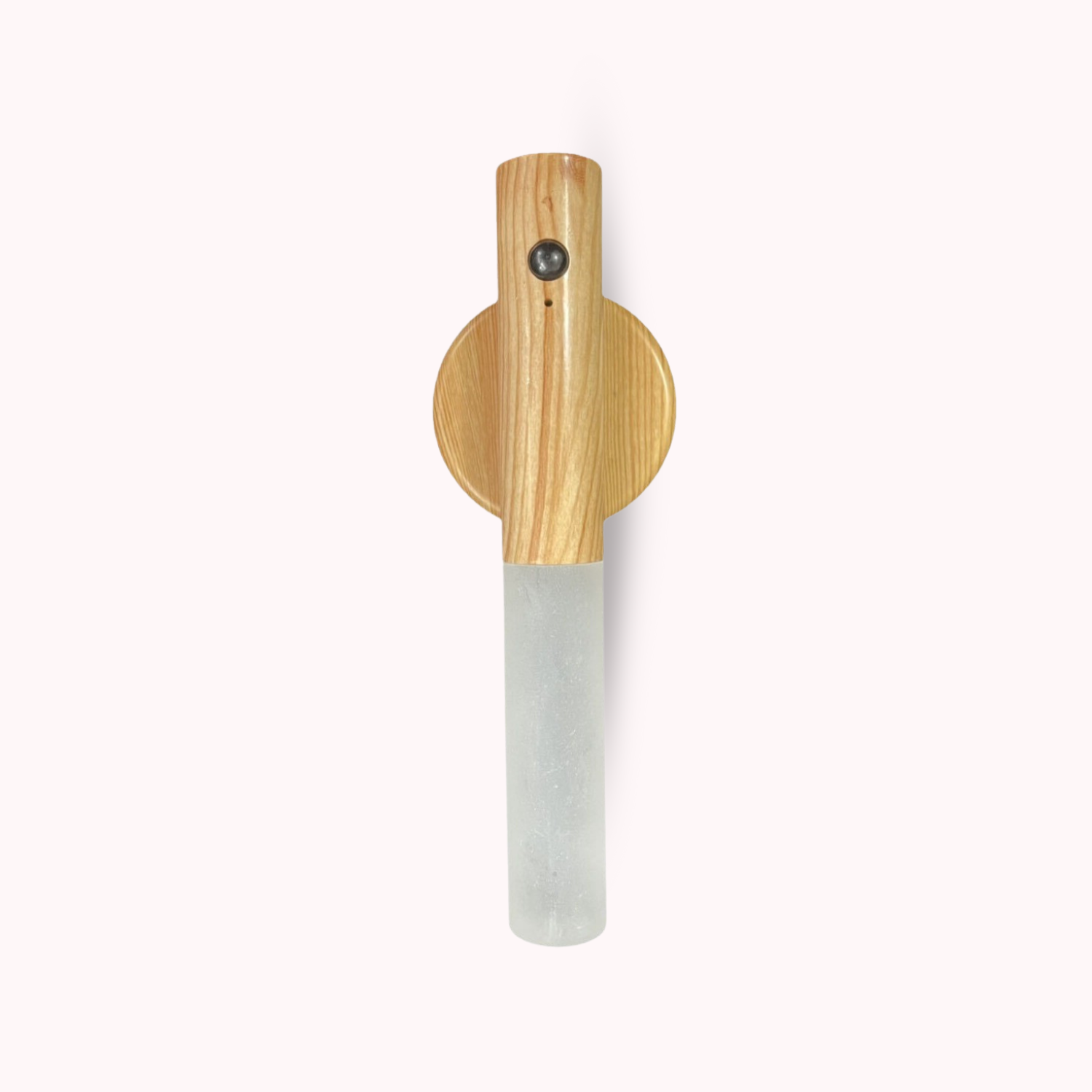 Glow – Natural Wood & Frosted Glass Portable Night Light
