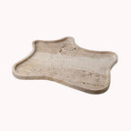 Bela Irregular Stone Tray | Handcrafted Natural Ochre Design