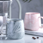 Mira Ceramic Mug | Unique Marble Pattern, Dishwasher Safe