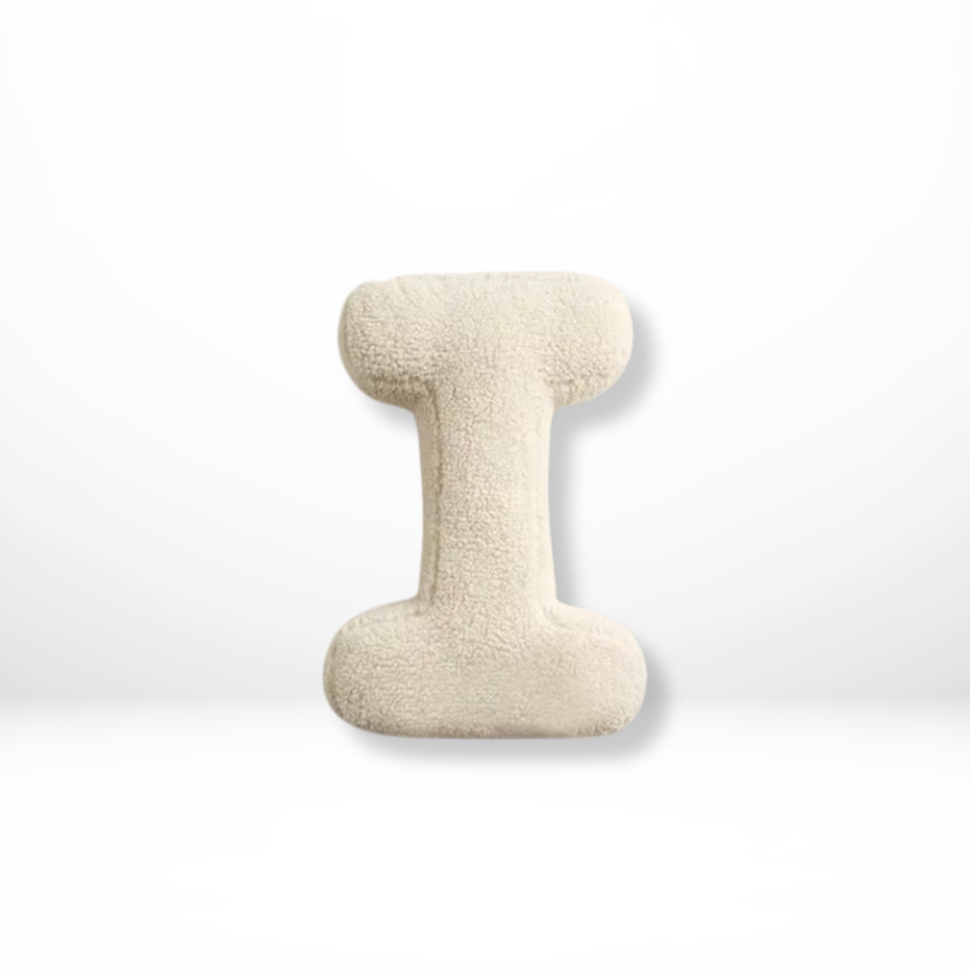 Avenia - Velvet Alphabet Decorative Pillow With Letters A to Z