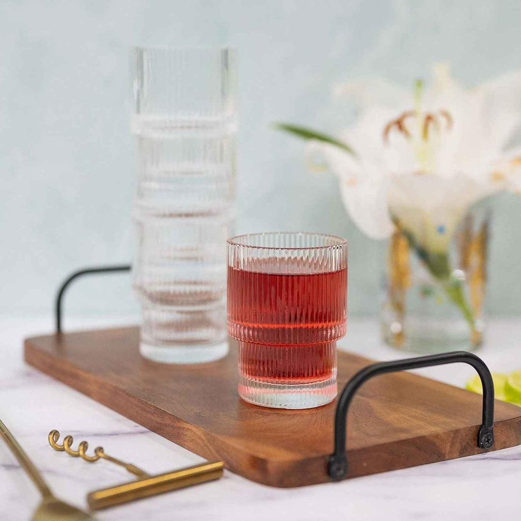Brio Highball Glasses Set | 180ml, European Design, Durable Glass
