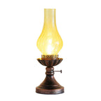 Classic Antique Kerosene Oil Table Lamp - 1-Light Design