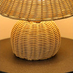Bela Desk Lamp | Handwoven Bamboo, USB-Powered Ambient Light
