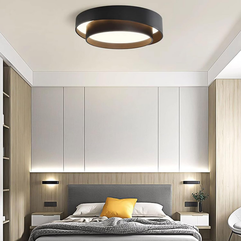 Nora LED Ceiling Light | Minimalist Iron Design, Soft Ambient Glow