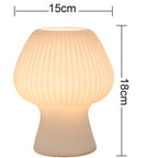 Bela Vintage Table Lamp | Ribbed Glass, Dimmable Glow