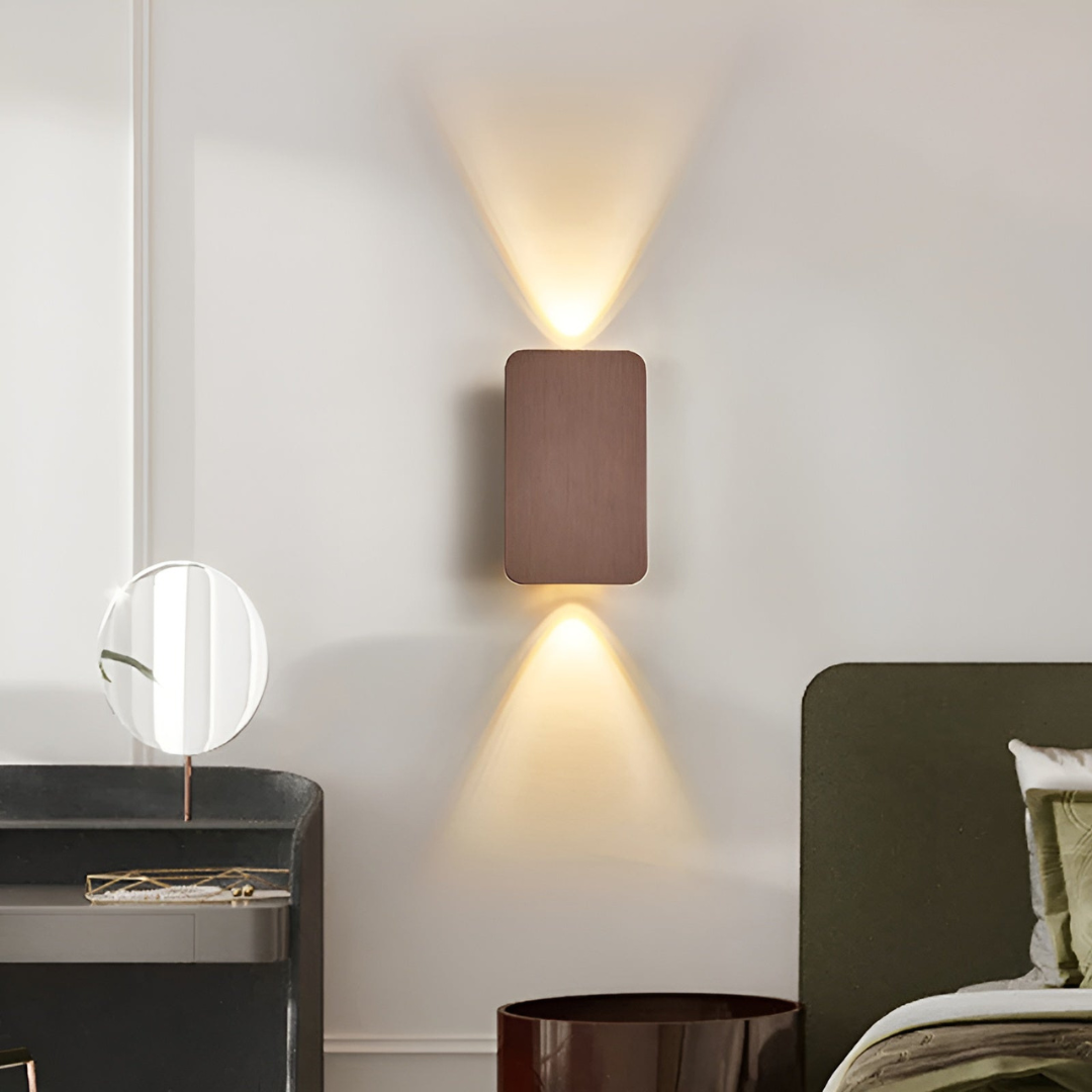 Luma LED Wandlamp | Geborsteld Aluminium, Minimalistisch Design