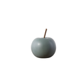 Ceramic Apple Sculpture, Enamel Coating, Apple Shape, Glossy Finish