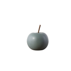 Ceramic Apple Sculpture, Enamel Coating, Apple Shape, Glossy Finish