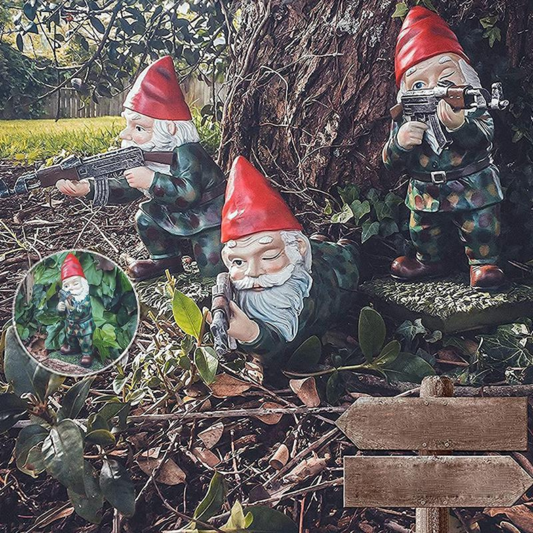 Drelix - Military Garden Gnome