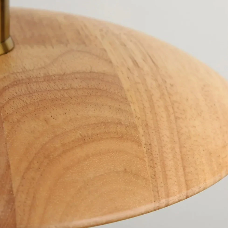 Virena - Nordic Minimalist Wooden LED Hanging Lamp