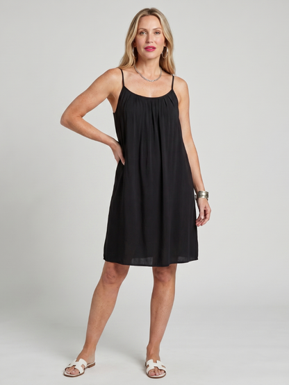 Effortless Shift Dress for Women Spaghetti Strap Scoop