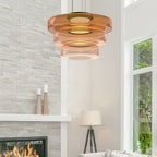 Bela Glass Pendant Lamp | Bauhaus Style, Adjustable Hanging Design