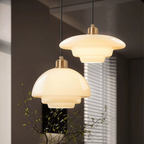 Bello Hanging Lamp | Organic Design, Diffuse Glass Lighting