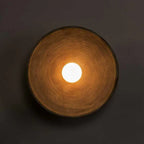 Enso Wall Lamp | Textured Pasta Resin, Japandi Design