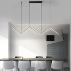 Flick - LED hanging lamp in triangular shape