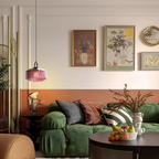 Mireta Pendant Light | Hand-Blown Glass, Warm Ambient Glow