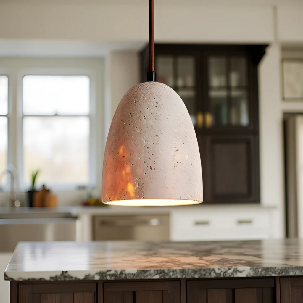 Nerina - Vintage Travertine Hanging Lamp
