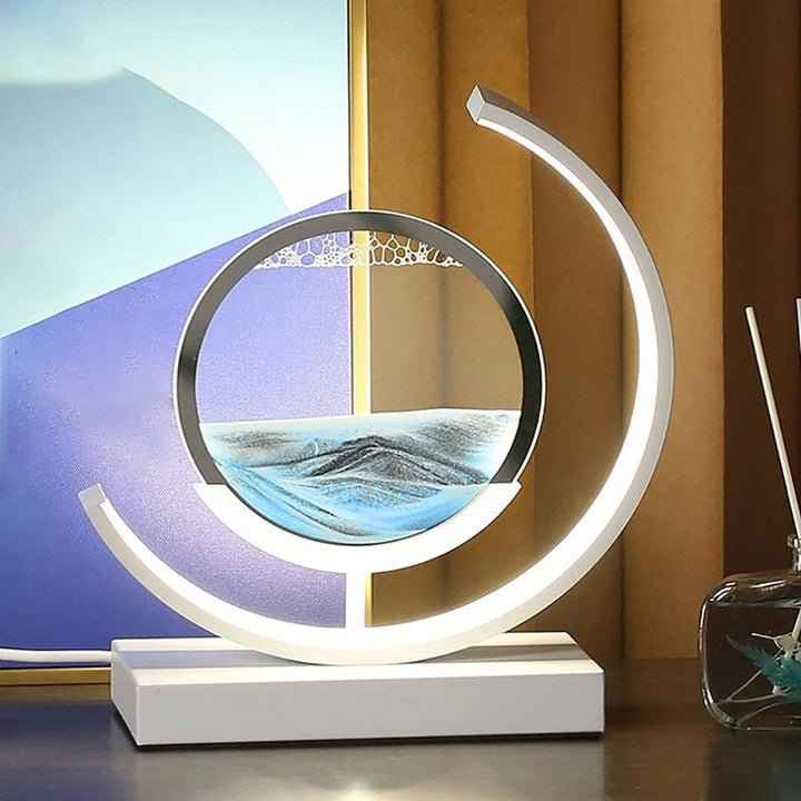 Bello LED Table Lamp | 360° Rotation, Dynamic Sand Art