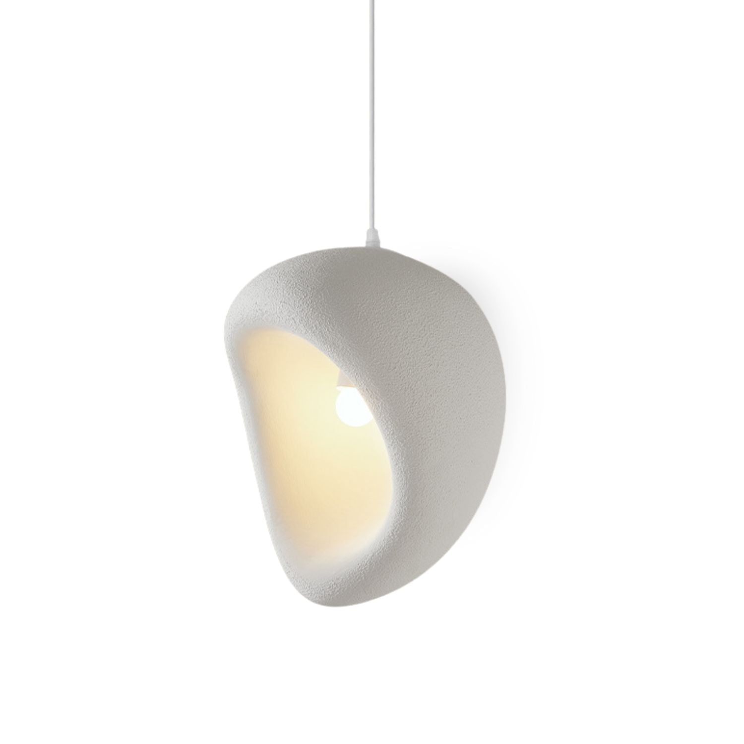 Ovo – Cream Beige Japandi Pendant Hanging Lamp 150cm