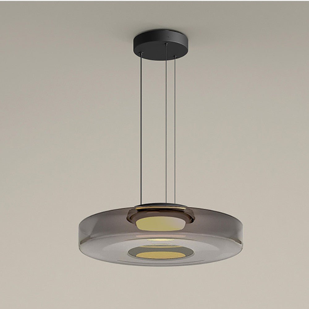 Bela Pendant Light | Layered Glass Design, Warm LED Illumination