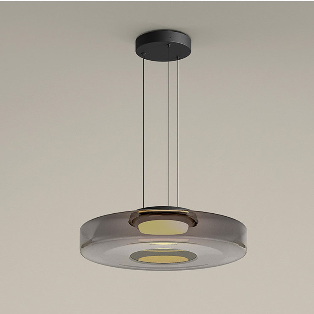 Bela Glass Pendant Lamp | Bauhaus Style, Adjustable Hanging Design