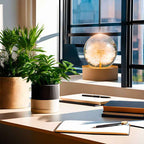 Bela 3D Bloemenlamp | Hoogwaardige Hars, Warm Sfeerlicht