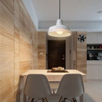 Industrial Minimalist Grey Cement Pendant Light - 1-Bulb Design