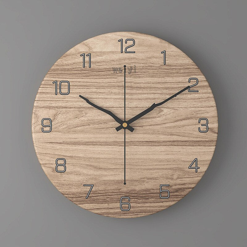 Bello Wandklok | Geluidsloos Quartz, Marmerlook 30cm