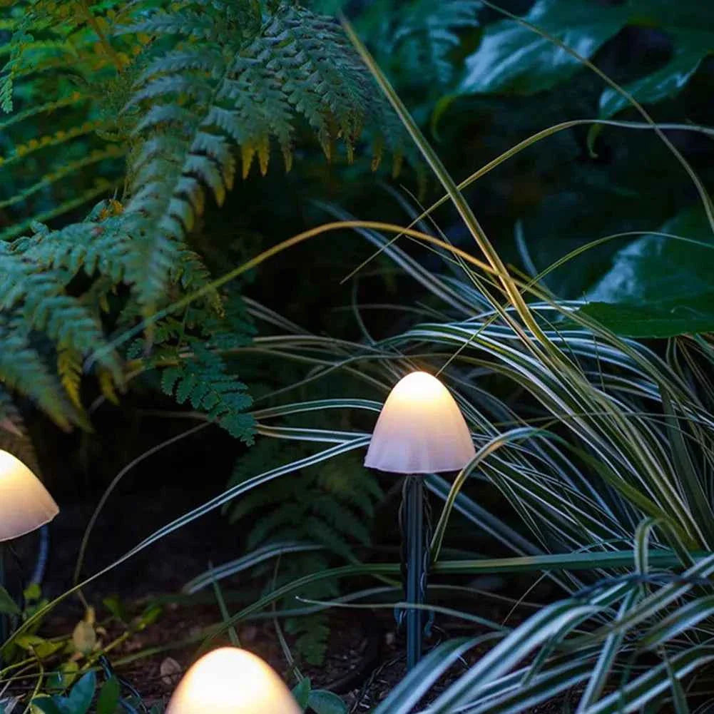 Bello Solar Tuinverlichting | 12 Paddenstoelen, Warmwit LED, IP65