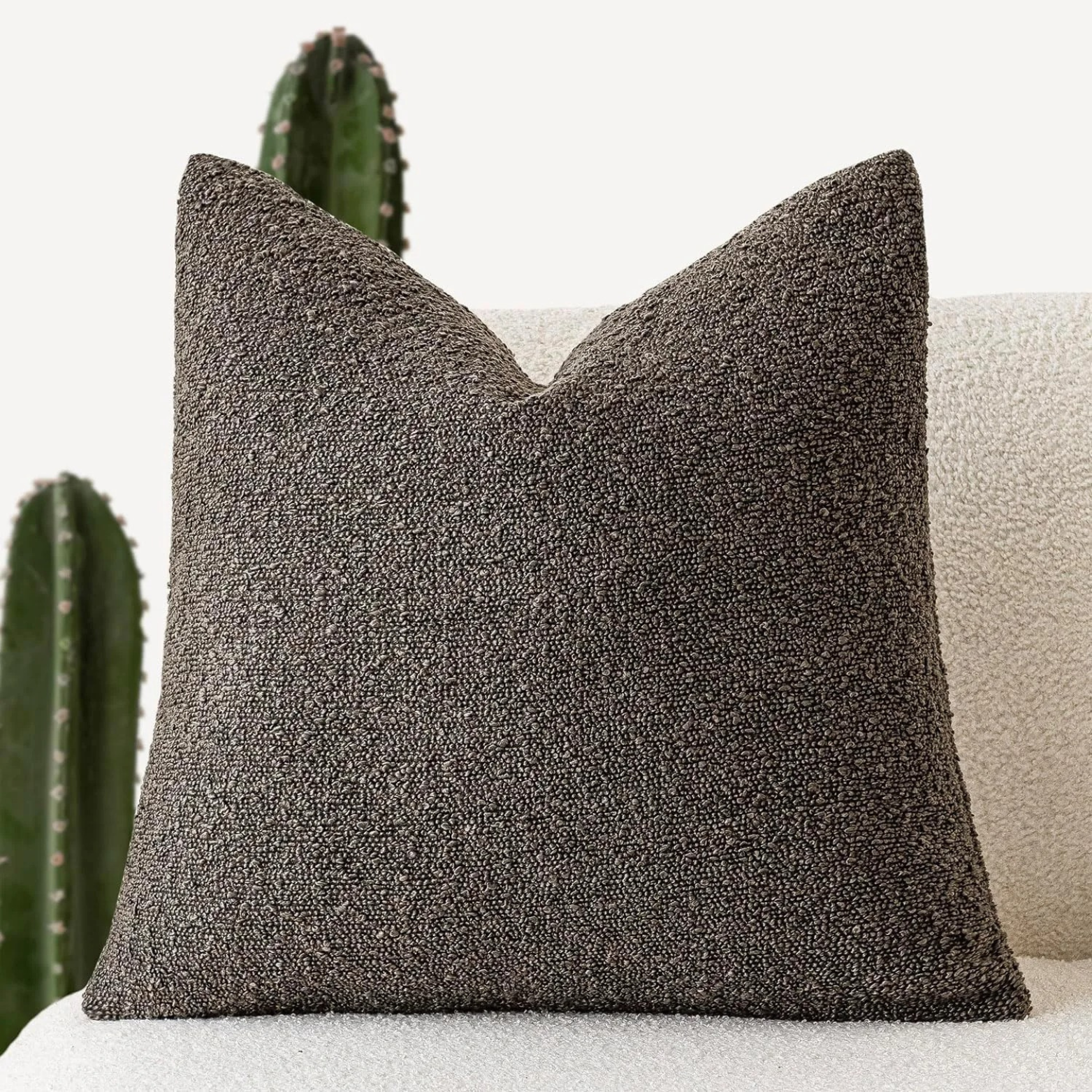 Bela Bouclé Kussenhoes | Elegant Design, 45x45 cm