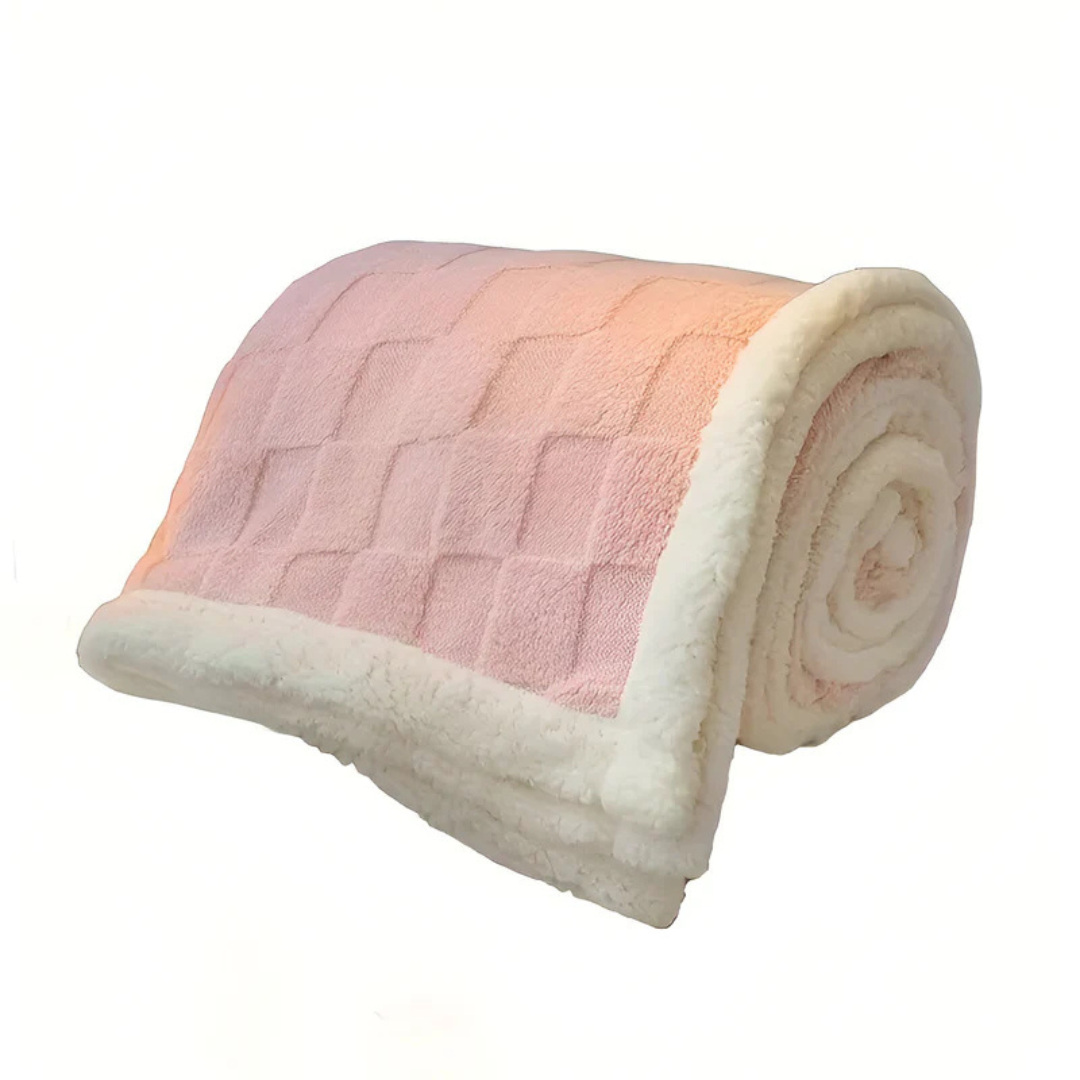 Bela Luxe Fleece Plaid | Dubbelzijdig Sherpa & Fleece, Warm & Cozy