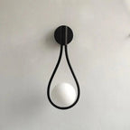 Gemma Wandlamp | Sculpturaal Design met Glazen Orb, Dimbare LED