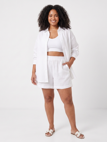 Effortless Two-Piece Set for Women Camisole Shorts Layered