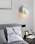 Melthia - Modern Wall Lamp with Halo Light Circle Ambient Lighting