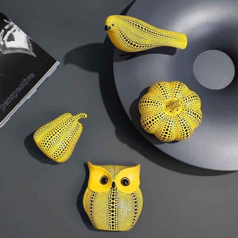 Miko Artistic Sculpture Collection | Hand-Painted with Iconic Dot Design