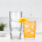 Brio Highball Glasses Set | 180ml, European Design, Durable Glass