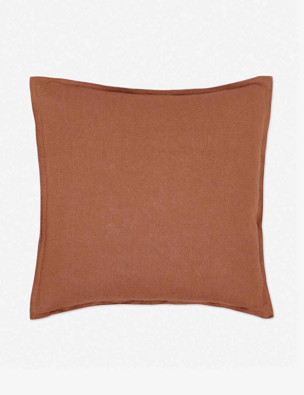 Luna Linen Lumbar Pillow | Superior-Quality Flax, Tonal Stitch Detail