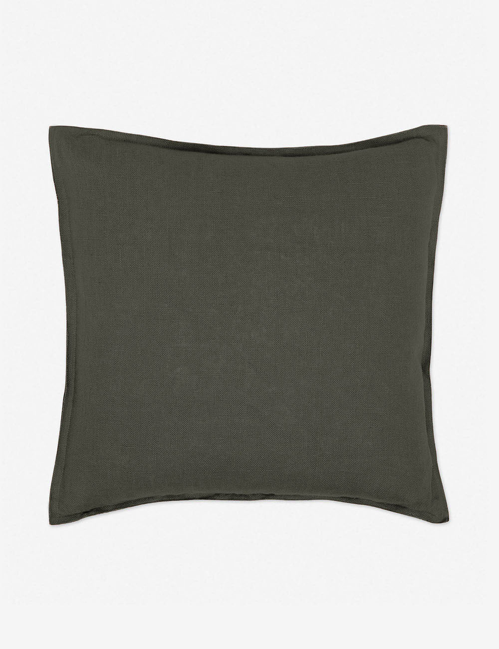 Luna Linen Lumbar Pillow | Superior-Quality Flax, Tonal Stitch Detail